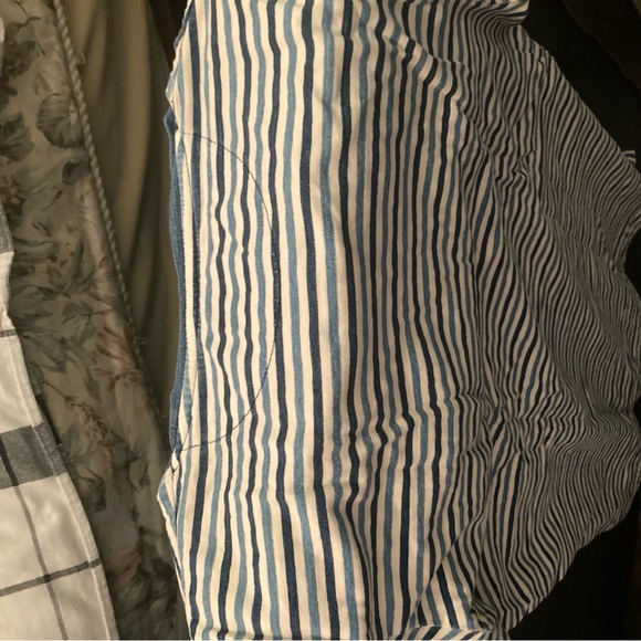 Scotch & Soda Blue and White Striped Top
